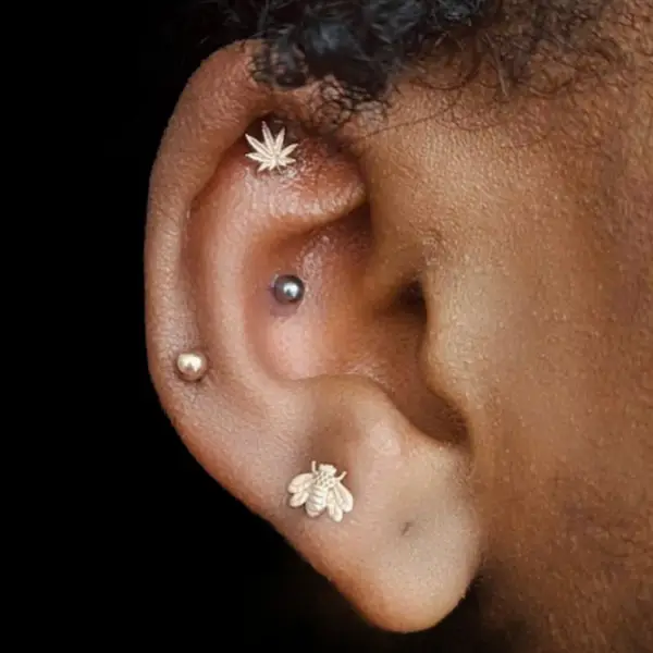 Professional cartilage ear piercing in San Antonio